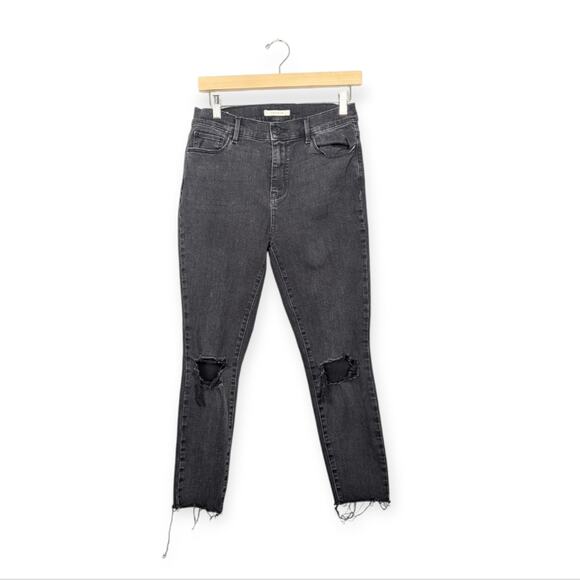 PacSun Black High Rise Distressed Jeggings Size 28 - Picture 1 of 8